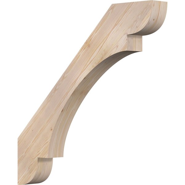 Ekena Millwork 5 1/2"W x 44"D x 44"H Olympic Smooth Knee Brace, Douglas Fir BRC06X44X44OLY00SDF - main